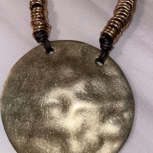 Necklace gold colored